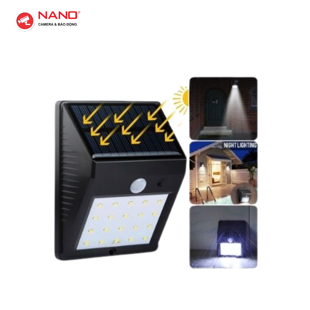 Đèn cảm ứng năng lượng mặt trời