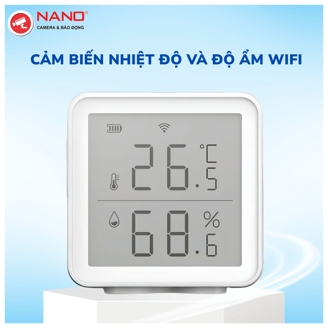 CẢM BIẾN NHIỆT ĐỘ VÀ ĐỘ ẨM WIFI