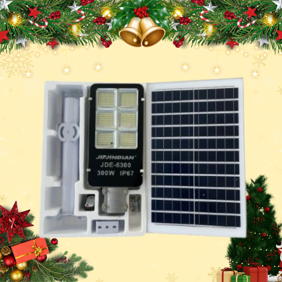 Đèn Đường Năng Lượng Mặt Trời Solar Light 300W JDE-6300