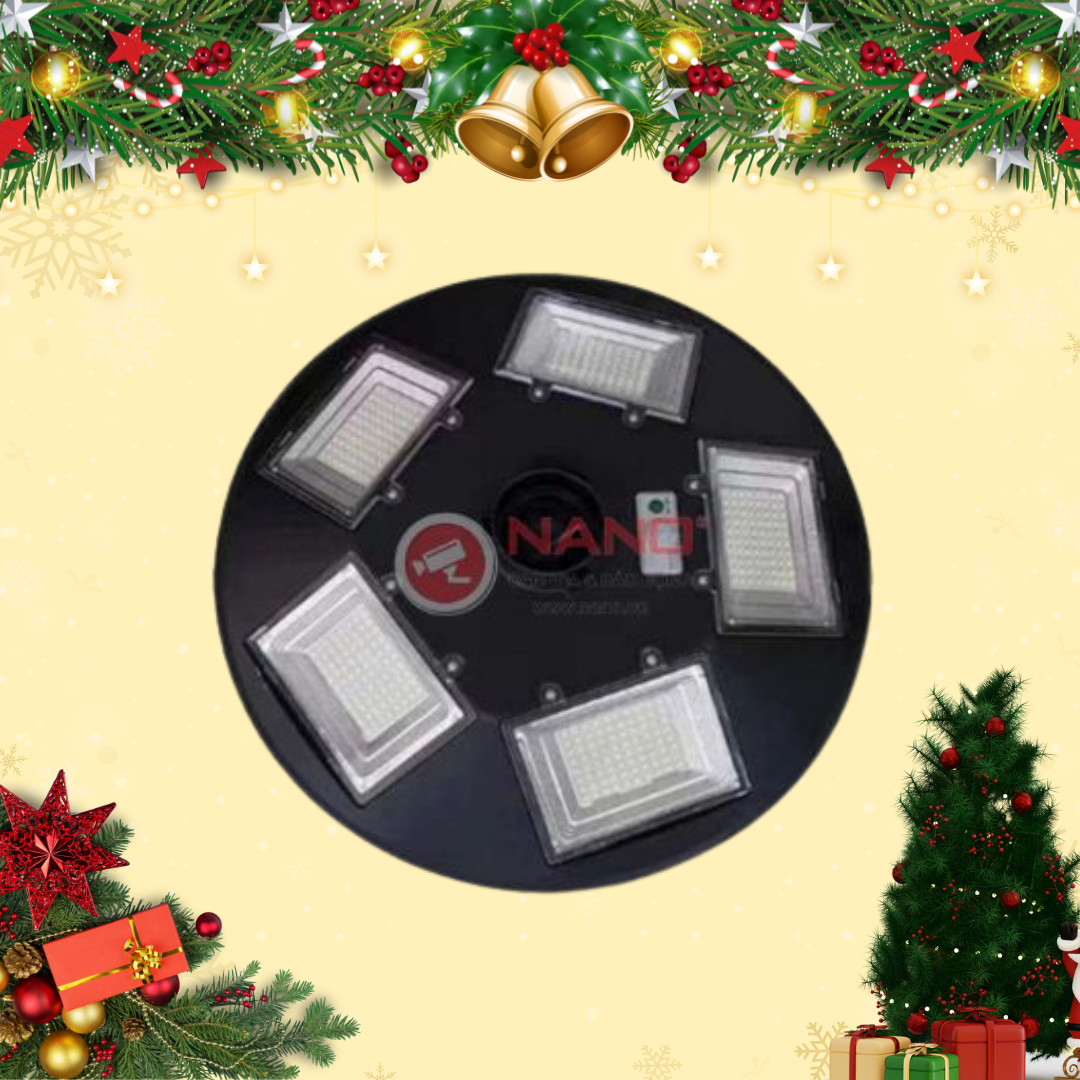 Đèn Năng Lượng Mặt Trời Đĩa Bay UFO 200W (36000 mAH)